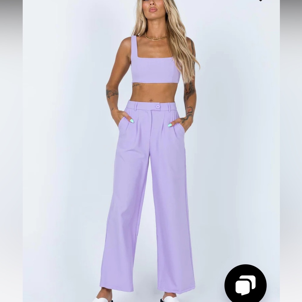 Princess Polly Huxley set Lilac Purple